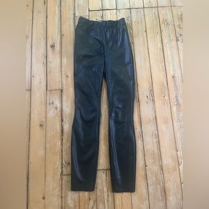 H&M faux leather pants